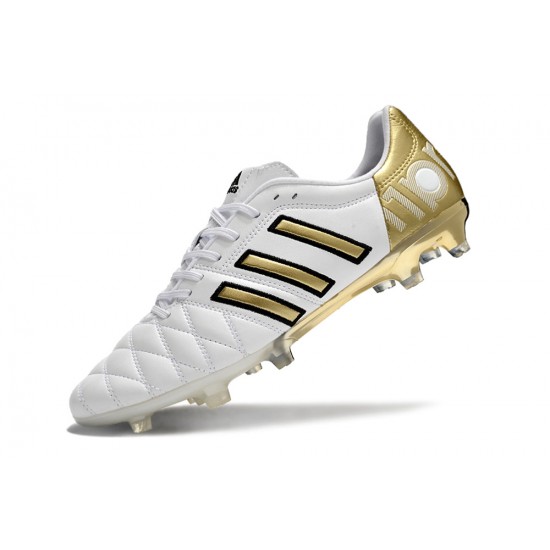 Cheap Adidas Adipure 11 PRO X PD25 TRX FG White/Gold/Black Soccer Shoes Sale