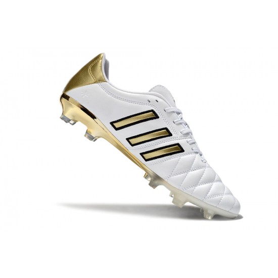 Cheap Adidas Adipure 11 PRO X PD25 TRX FG White/Gold/Black Soccer Shoes Sale