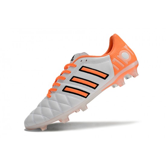 Cheap Adidas Adipure 11 PRO X PD25 TRX FG White/Orange/Black Soccer Shoes Sale