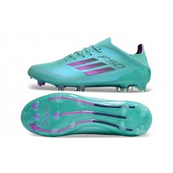 Adidas F50 FG Soccer Shoes Green Purple