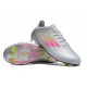 Cheap Adidas F50 FG Soccer Shoes Silver Purple Green Sale