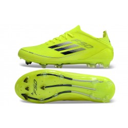 Adidas F50 FG Soccer Shoes Yellow Black