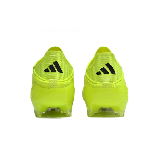 Cheap Adidas F50 FG Soccer Shoes Yellow Black Sale