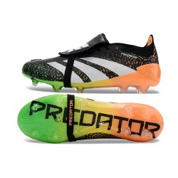 Adidas Predator Accuracy FG Boost Soccer Shoes Black Green White Orange