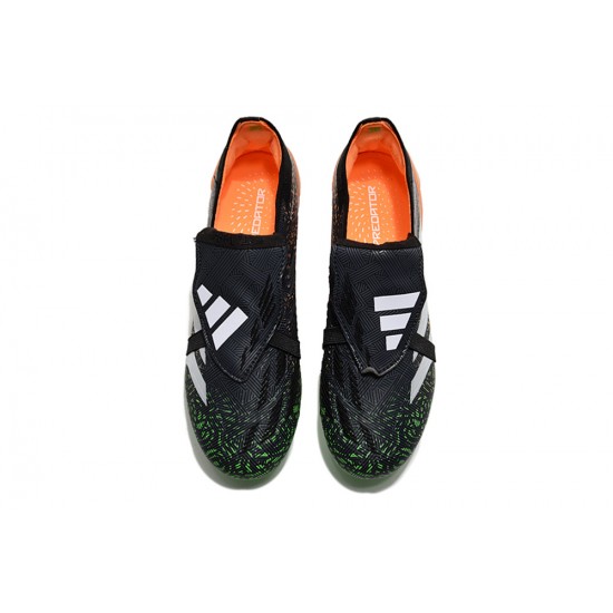 Cheap Adidas Predator Accuracy FG Boost Soccer Shoes Black Green White Orange Sale