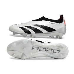 Adidas Predator Accuracy FG Boost Soccer Shoes Black White Red 