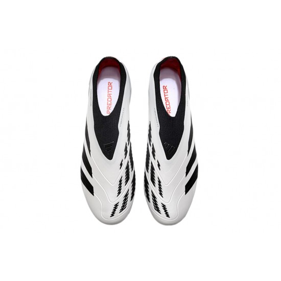 Cheap Adidas Predator Accuracy FG Boost Soccer Shoes Black White Red Sale