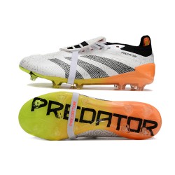 Adidas Predator Accuracy FG Boost Soccer Shoes Black White Yellow