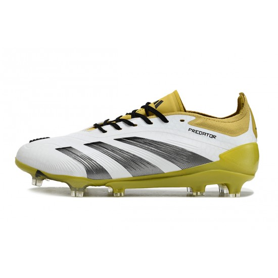 Cheap Adidas Predator Accuracy FG Boost Soccer Shoes Olive Black White Sale