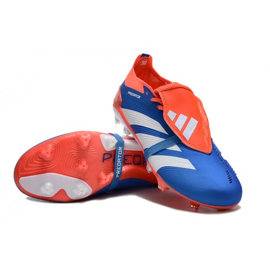 Cheap Adidas Predator Accuracy FG Boost Soccer Shoes Orange Blue White Sale