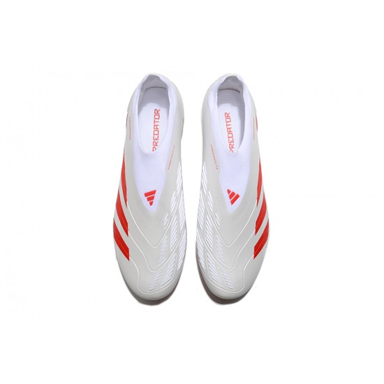 Cheap Adidas Predator Accuracy FG Boost Soccer Shoes White Red Sale