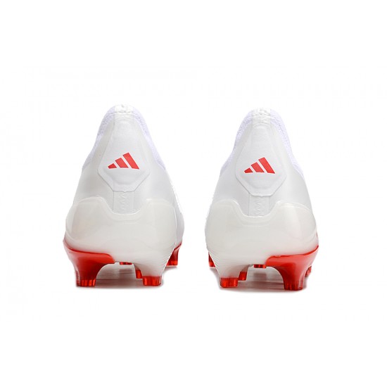 Cheap Adidas Predator Accuracy FG Boost Soccer Shoes White Red Sale