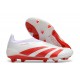 Cheap Adidas Predator Accuracy FG Boost Soccer Shoes White Red Sale