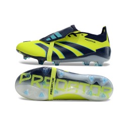 Adidas Predator Accuracy FG Boost Soccer Shoes Yellow Deep Blue