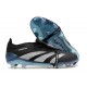 Cheap Adidas Predator Accuracy FG Low Soccer Shoes Black Silver Blue Sale