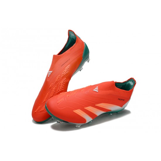 Cheap Adidas Predator Accuracy FG Low Soccer Shoes Green Orange Sale