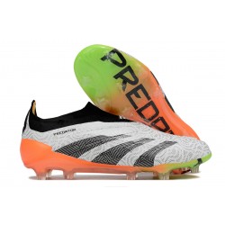 Adidas Predator Accuracy FG Low Soccer Shoes Orange Black Grey 