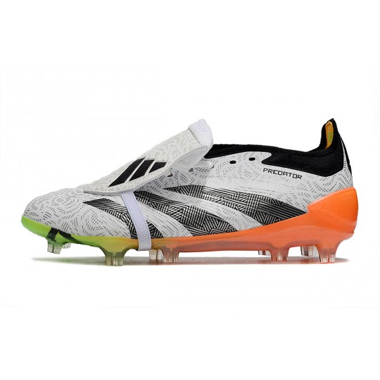 Cheap Adidas Predator Accuracy FG Low Soccer Shoes Orange White Black Sale