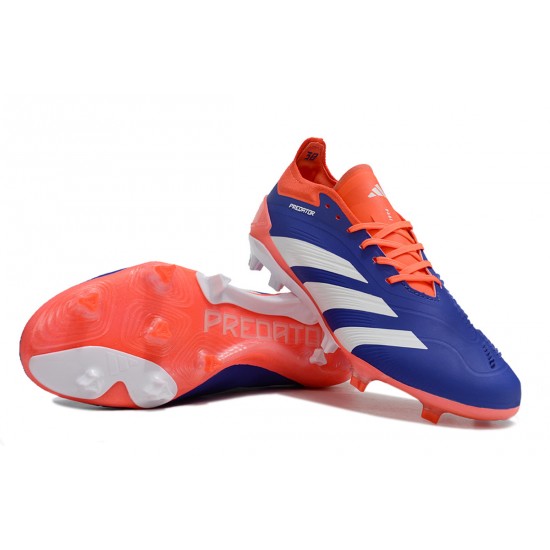 Cheap Adidas Predator Accuracy FG Low Soccer Shoes Orange White Blue Sale