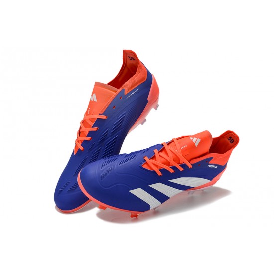 Cheap Adidas Predator Accuracy FG Low Soccer Shoes Orange White Blue Sale