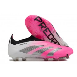 Adidas Predator Accuracy FG Low Soccer Shoes Purple White Black 