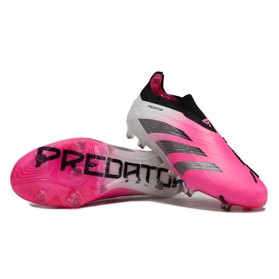 Cheap Adidas Predator Accuracy FG Low Soccer Shoes Purple White Black Sale