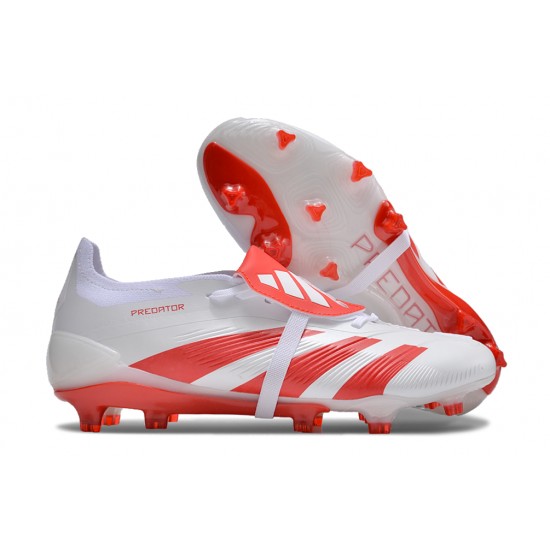 Cheap Adidas Predator Accuracy FG Low Soccer Shoes Red White Sale