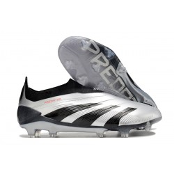 Adidas Predator Accuracy FG Low Soccer Shoes Silver Black 