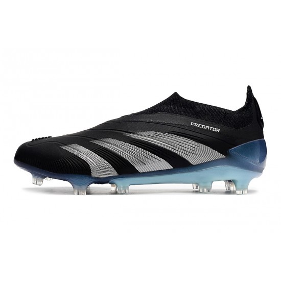 Cheap Adidas Predator Accuracy FG Soccer Shoes Black Blue Silver Sale