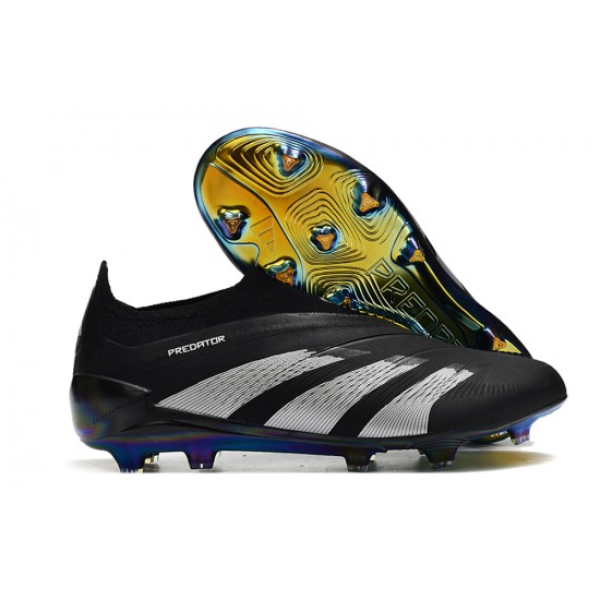 Cheap Adidas Predator Accuracy FG Soccer Shoes Black Grey Sale