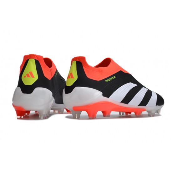 Cheap Adidas Predator Accuracy FG Soccer Shoes Black White Orange Sale