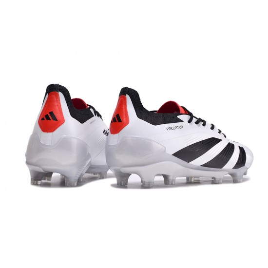 Cheap Adidas Predator Accuracy FG Soccer Shoes Black White Red Sale