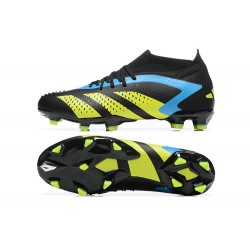 Adidas Predator Accuracy FG Soccer Shoes Black Yellow Blue 