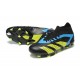 Cheap Adidas Predator Accuracy FG Soccer Shoes Black Yellow Blue Sale