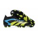 Cheap Adidas Predator Accuracy FG Soccer Shoes Black Yellow Blue Sale