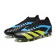 Cheap Adidas Predator Accuracy FG Soccer Shoes Black Yellow Blue Sale