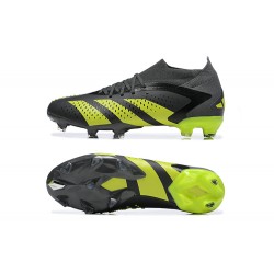 Adidas Predator Accuracy FG Soccer Shoes Black Yellow 