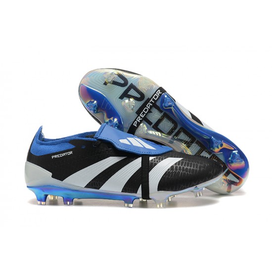 Cheap Adidas Predator Accuracy FG Soccer Shoes Blue Black White Sale