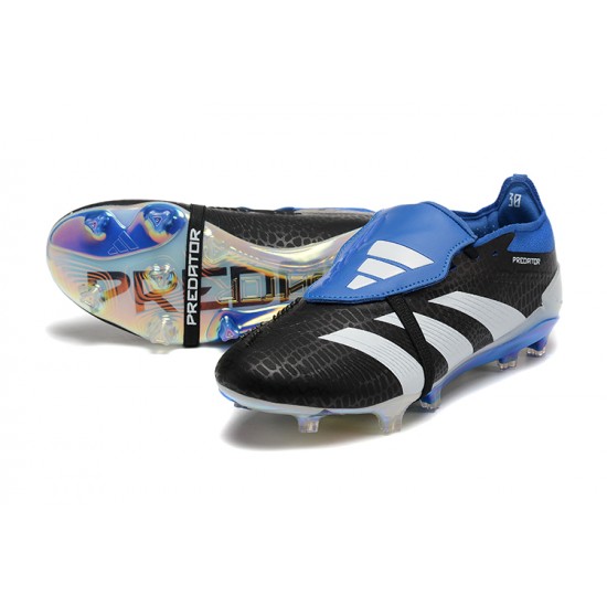 Cheap Adidas Predator Accuracy FG Soccer Shoes Blue Black White Sale