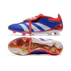 Adidas Predator Accuracy FG Soccer Shoes Blue Red White 