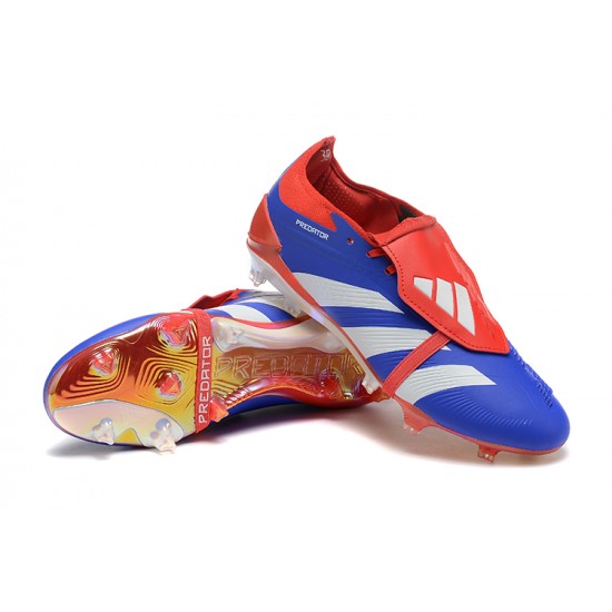 Cheap Adidas Predator Accuracy FG Soccer Shoes Blue Red White Sale