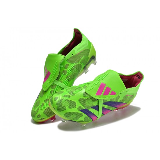 Cheap Adidas Predator Accuracy FG Soccer Shoes Green Purple Sale