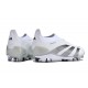 Cheap Adidas Predator Accuracy FG Soccer Shoes Grey White Sale