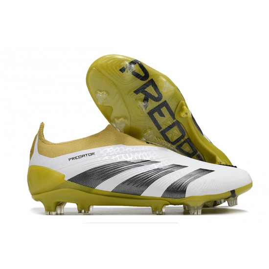 Cheap Adidas Predator Accuracy FG Soccer Shoes Olive White Black Sale