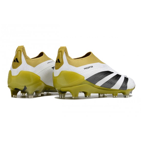 Cheap Adidas Predator Accuracy FG Soccer Shoes Olive White Black Sale