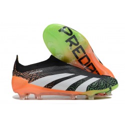 Adidas Predator Accuracy FG Soccer Shoes Orange Black Silver 