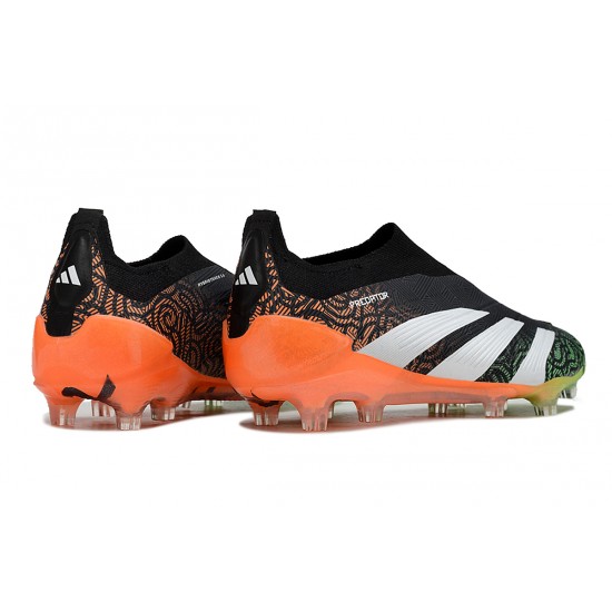 Cheap Adidas Predator Accuracy FG Soccer Shoes Orange Black Silver Sale