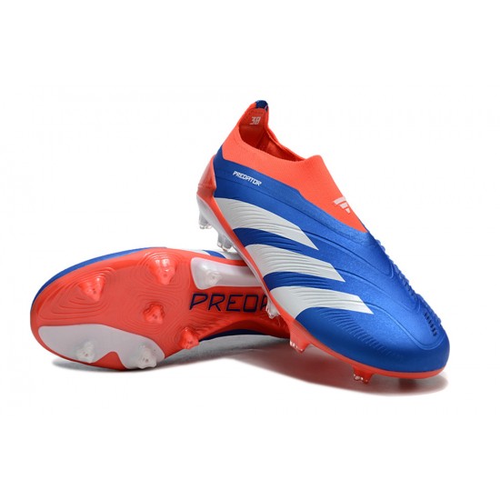 Cheap Adidas Predator Accuracy FG Soccer Shoes Orange Blue White Sale