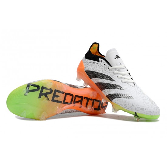 Cheap Adidas Predator Accuracy FG Soccer Shoes Orange Grey Black Sale