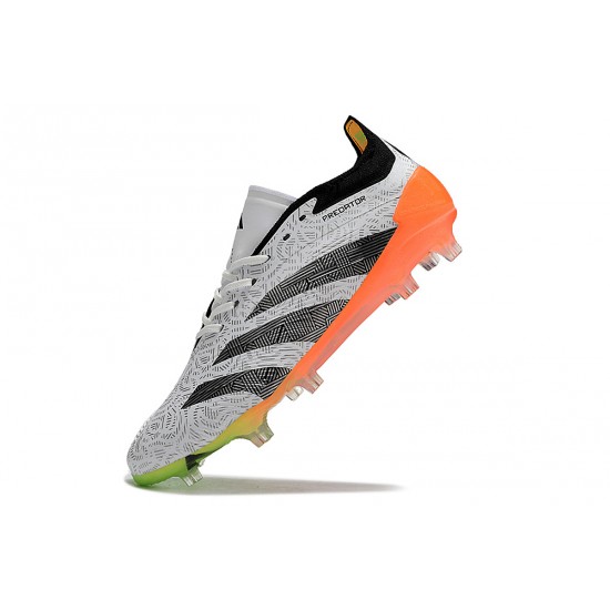 Cheap Adidas Predator Accuracy FG Soccer Shoes Orange Grey Black Sale